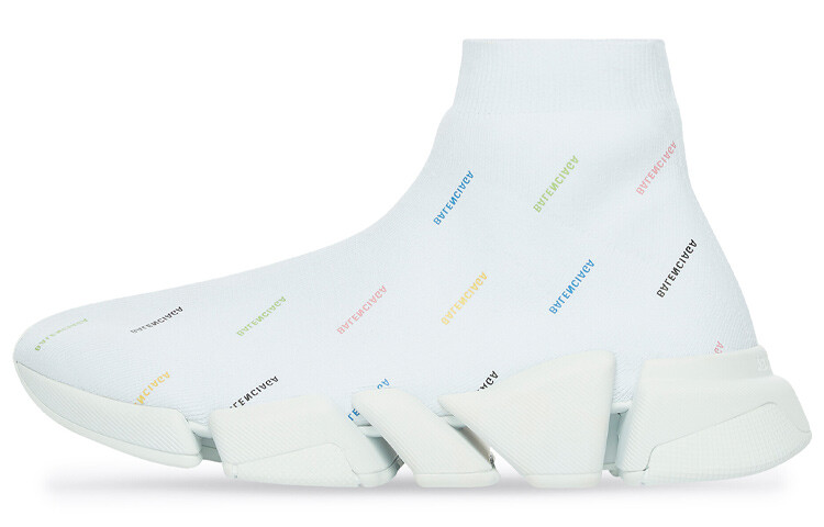 Кроссовки Speed 2.0 «All Over Logo - Белый Multi» Balenciaga
