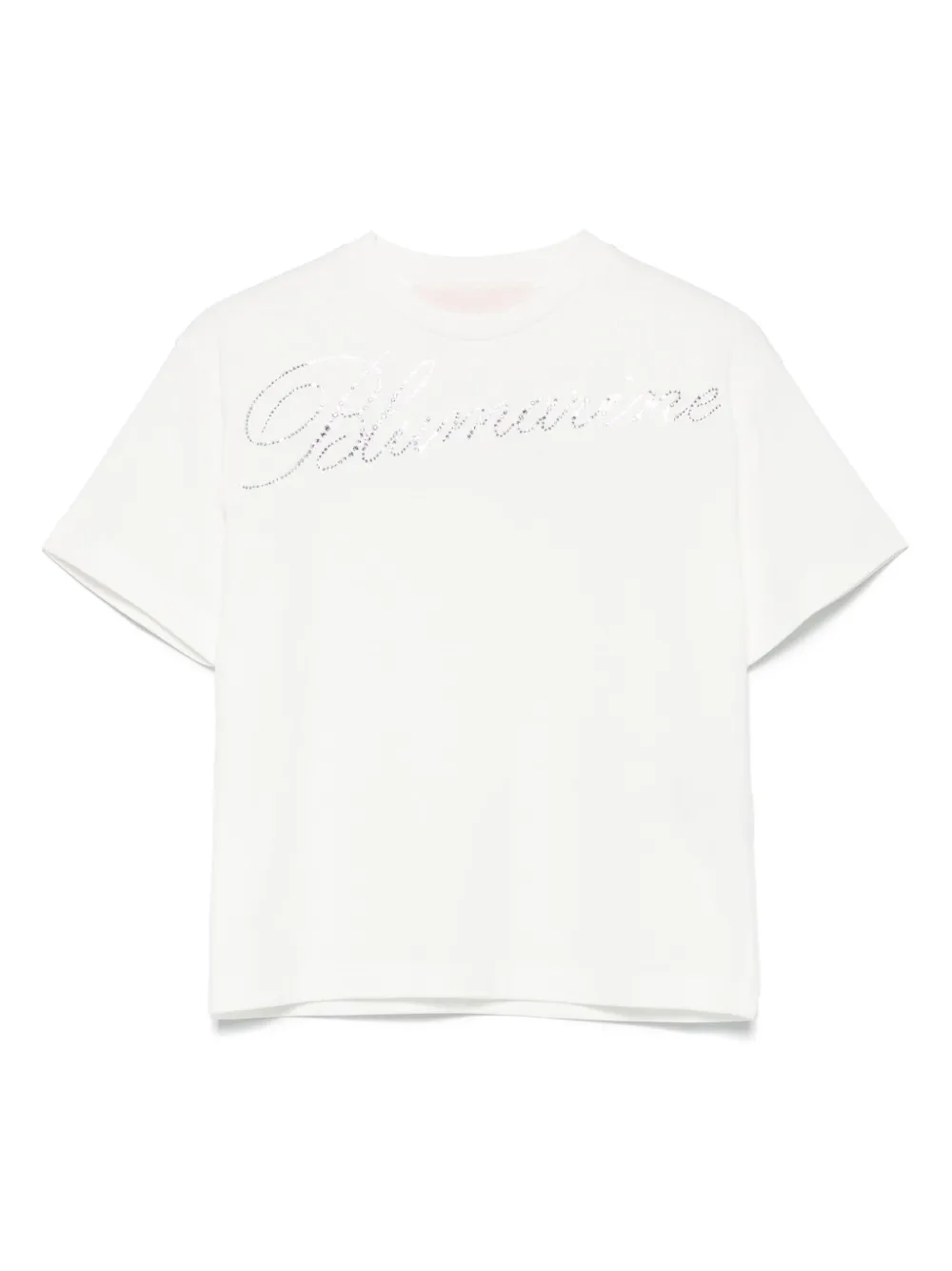 

Футболка с логотипом Miss Blumarine, белый