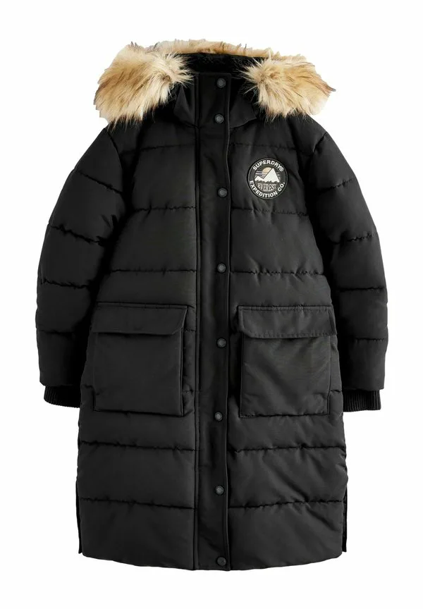 Длинная парка «эверест» Superdry & Co, Black