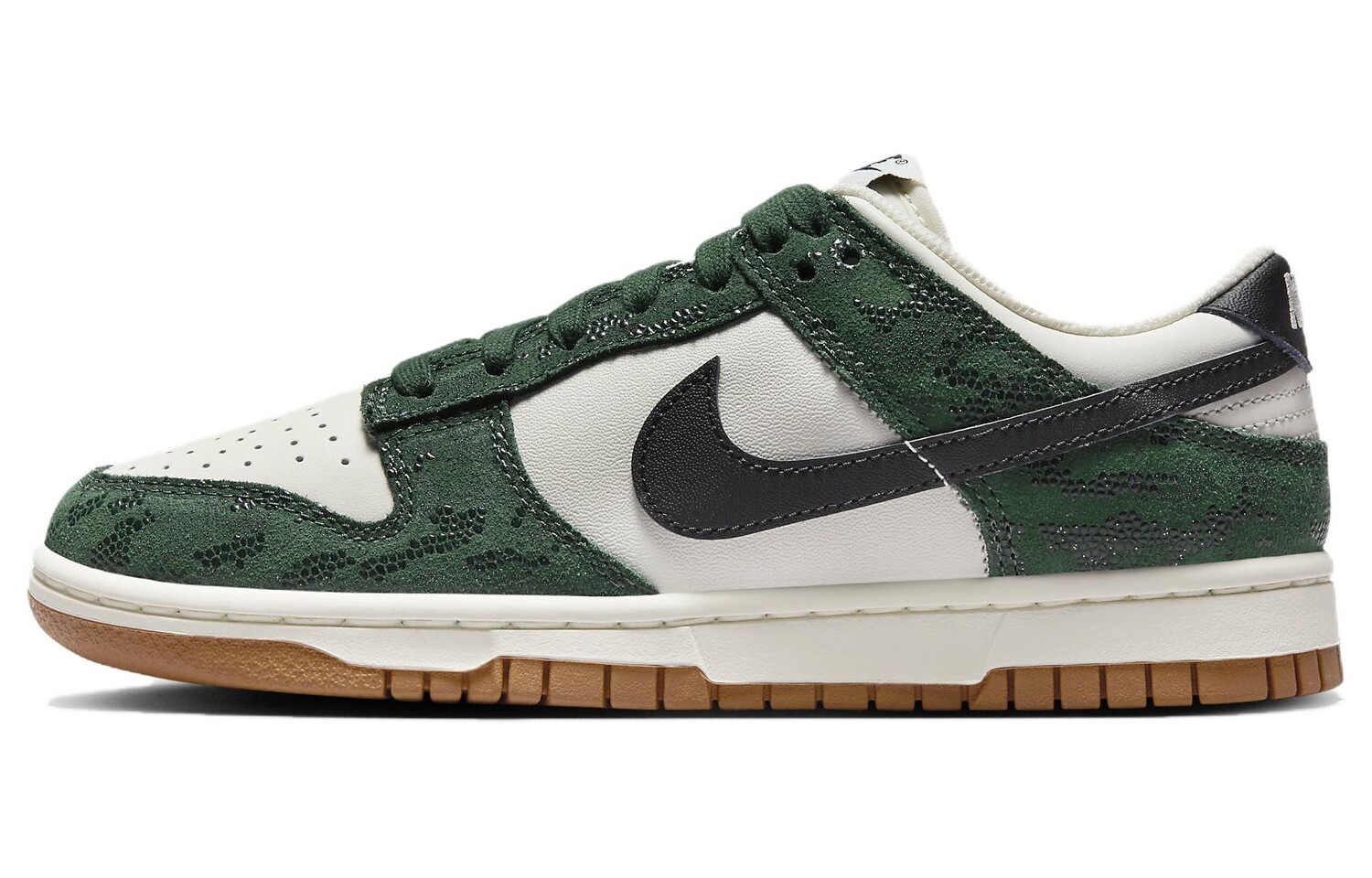 Обувь для скейтбординга Nike Dunk Low унисекс, White/Green