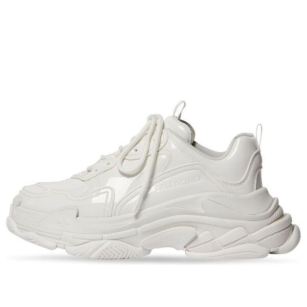 Кроссовки triple s sneakers 'white rubber' Balenciaga, белый