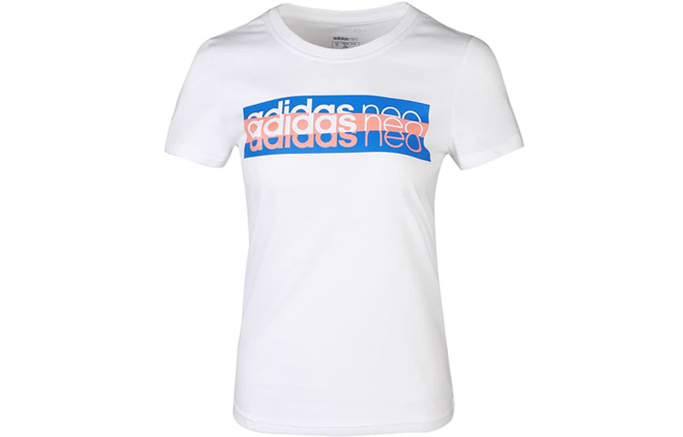 

Футболка классическая женская белая Adidas Neo