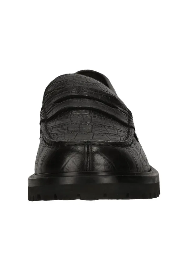 Слипоны бервик Clarks, Black Croc — фото 4
