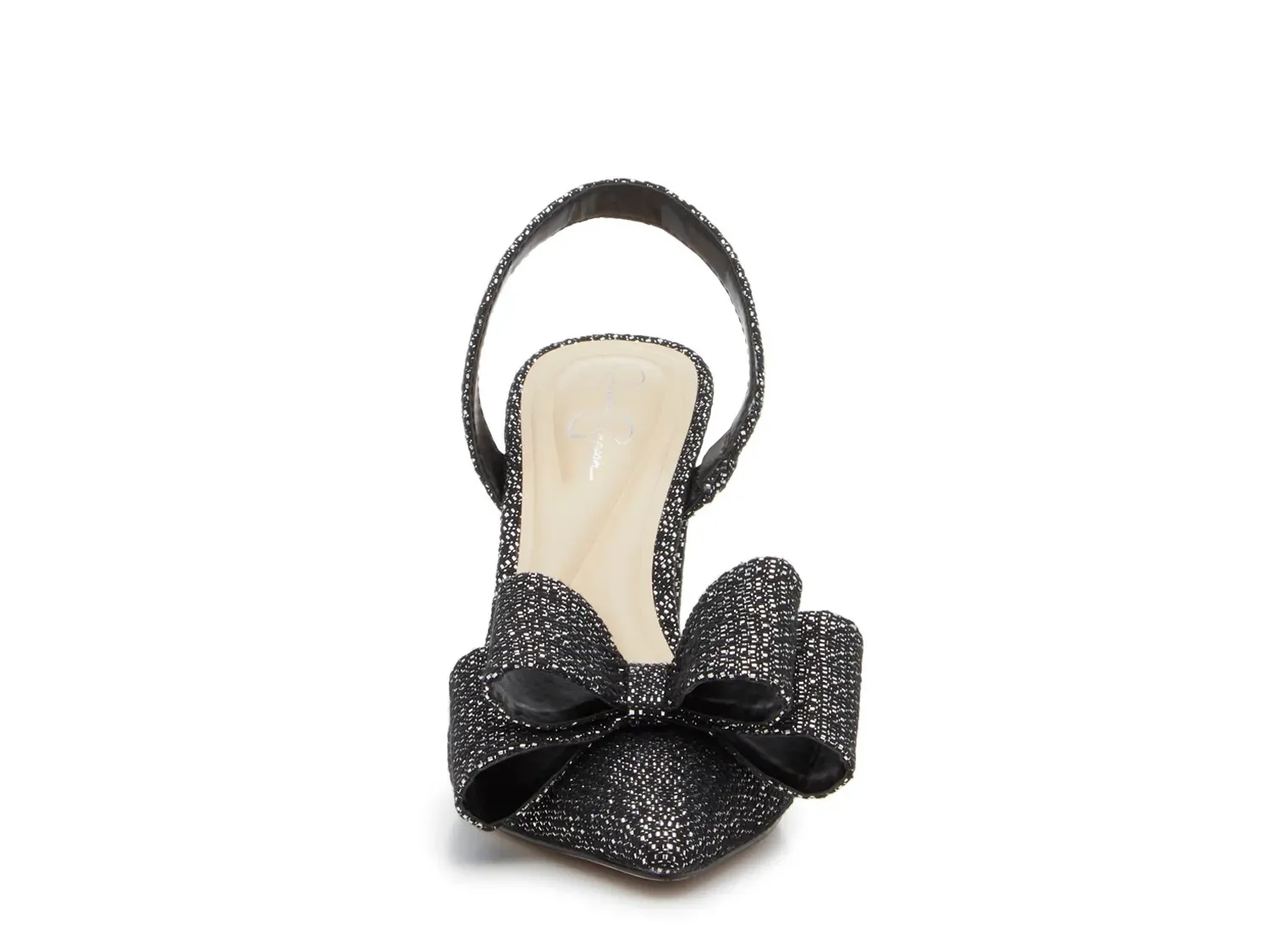 Туфли-лодочки Jessica Simpson Nekira 3 Pump, черный/серебристый металлик — фото 2