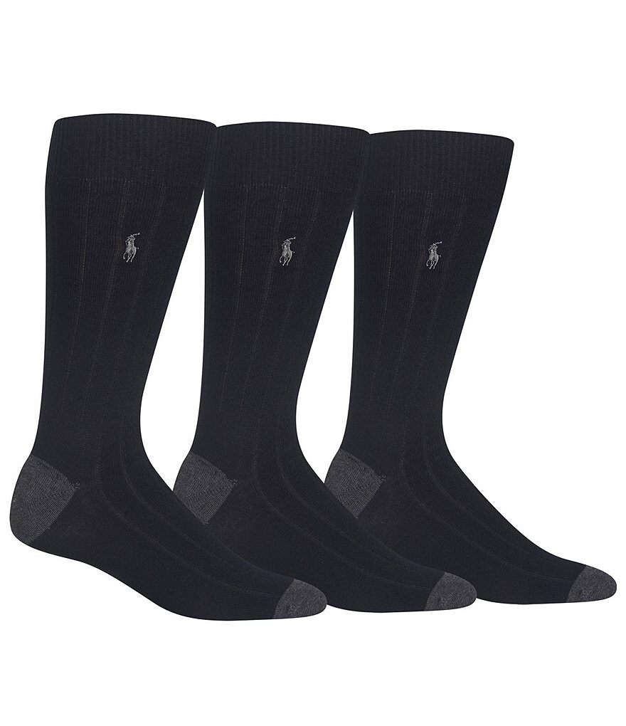 

Набор из 3 носков Polo Ralph Lauren Soft Touch в ассортименте, черный