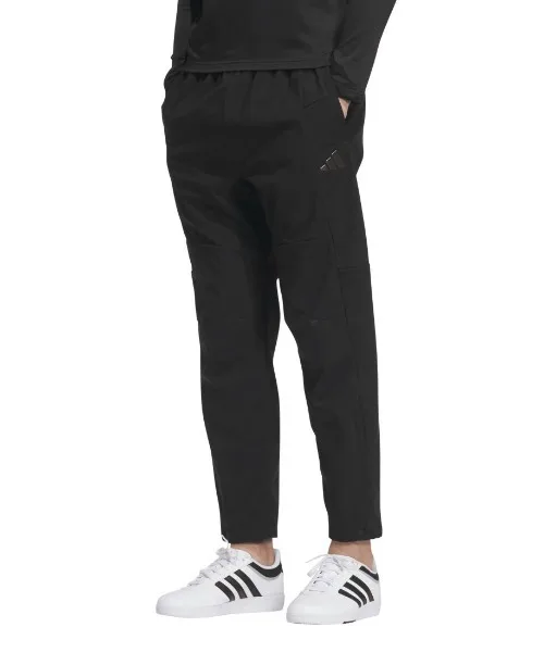 Мужские штаны adidas Premium Sport с резинкой на талии чёрные