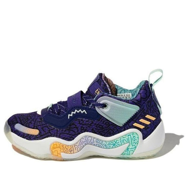 

Кроссовки дон проблема №3 маленькие дети Adidas, фиолетовый