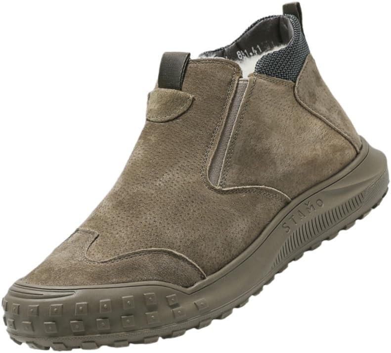 

Зимние ботинки FmShi с толстой подкладкой, обеспечивающие тепло и комфорт. Они устойчивы к скольжению и долговечны, подходят для активного отдыха на улице, ежедневного использования и поездок на работу, хаки