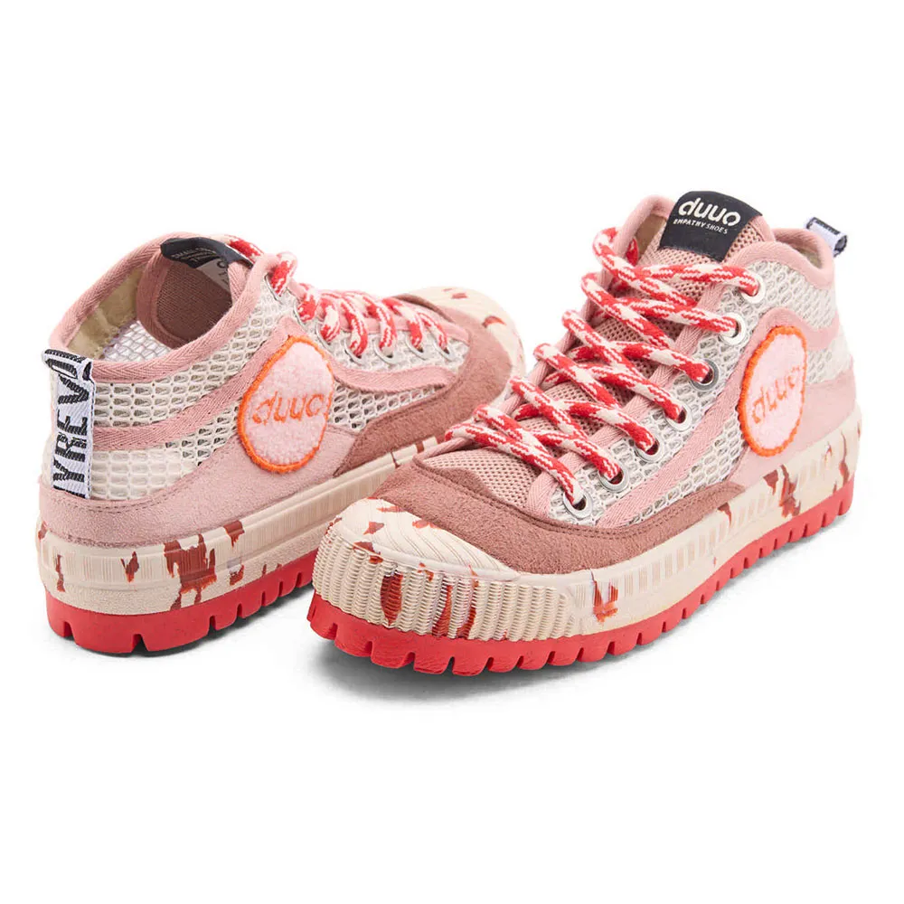 Кроссовки Duuo Shoes Col Cover Folck Plus 96, розовый — фото 2