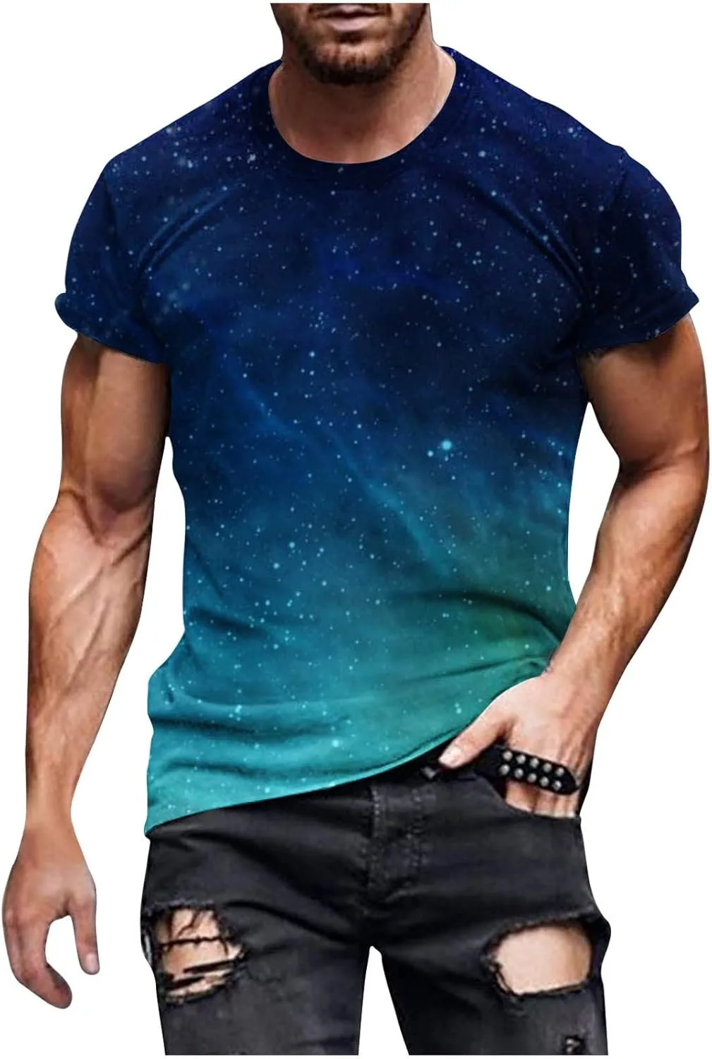 

Футболка Men Astronomy Galaxy с 3D принтом Zeiyignr
