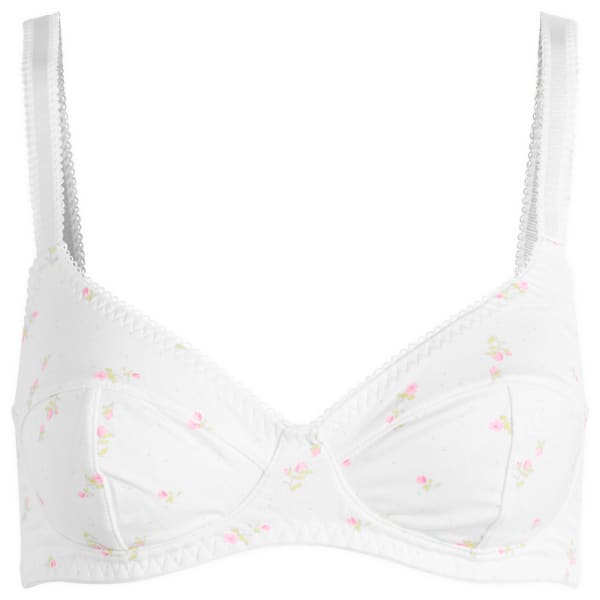 

Бюстгальтер с розочками в виде фруктовых ягодиц Fruity Booty, белый