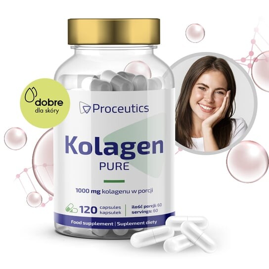 

Collagen Pure, Крепкие кости и суставы, 120 капсул. Proceutics