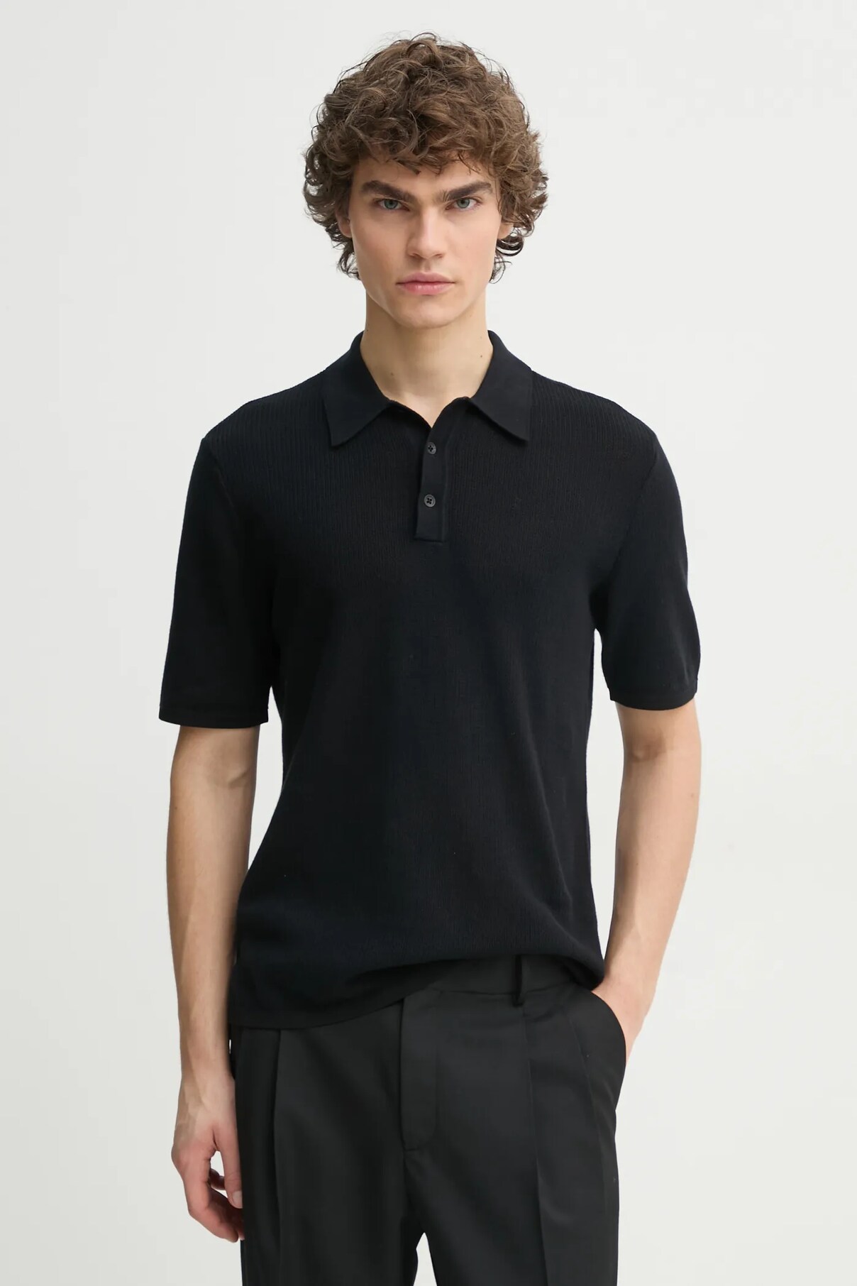 

Поло Rag & Bone, черный