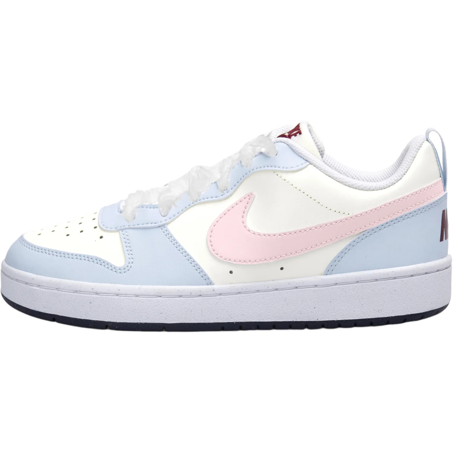 Nike Кроссовки для скейтбординга Court Borough Low top для подростков, бежево-голубые