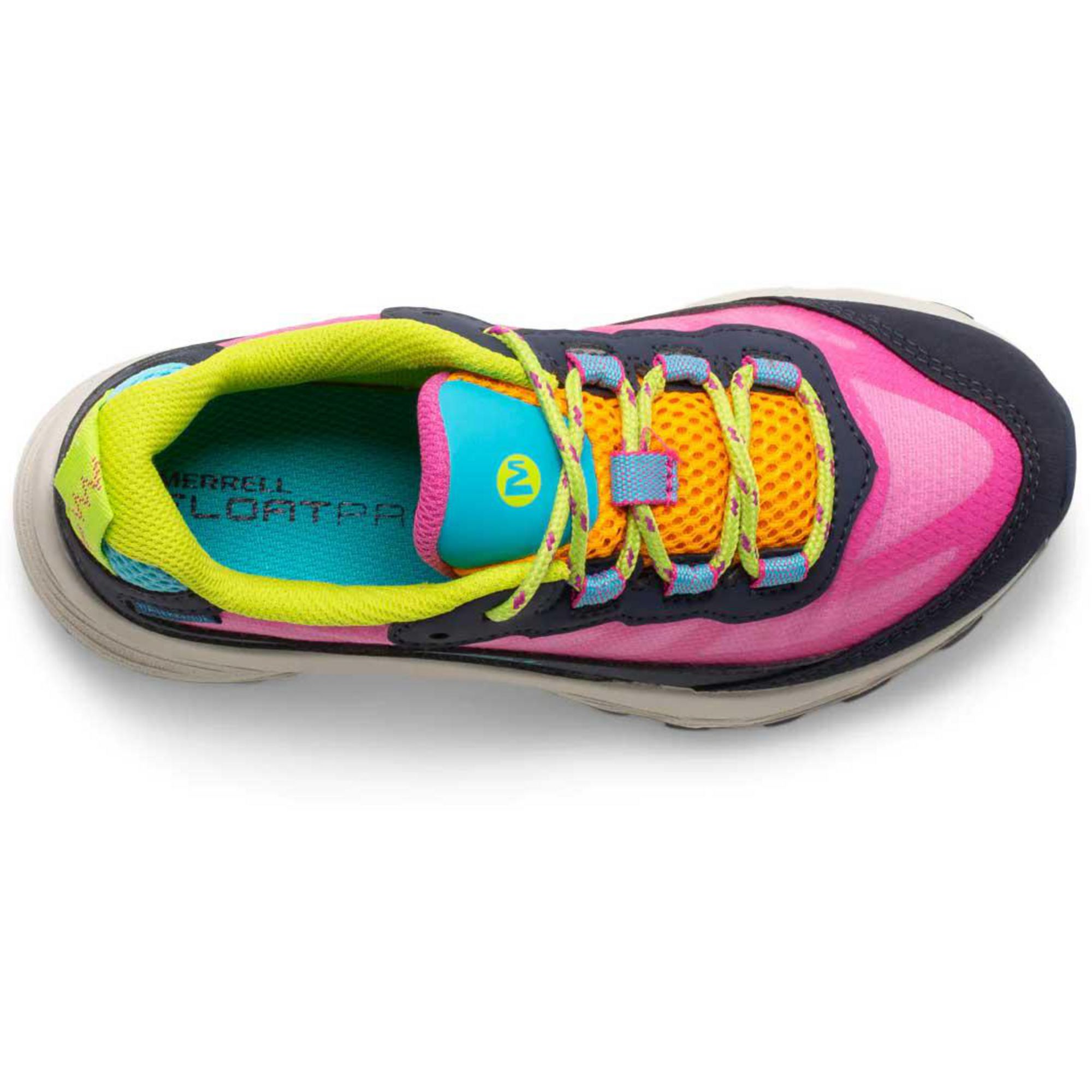 Детские водонепроницаемые походные ботинки Moab Speed Low Merrell, Navy/Multi — фото 4