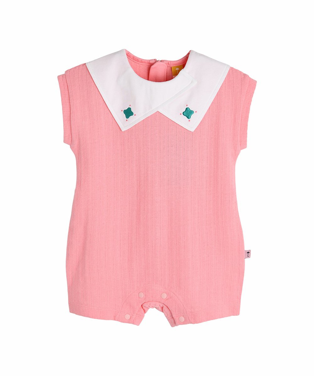 Комбинезон с коротким рукавом "Пруд" Moimoln, pink