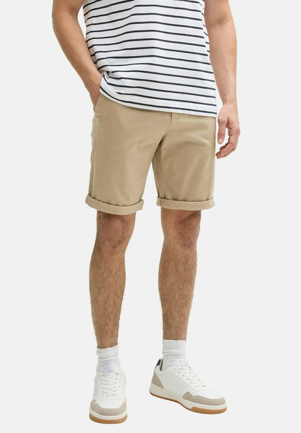 

Шорты SLIM TOM TAILOR, бежевый