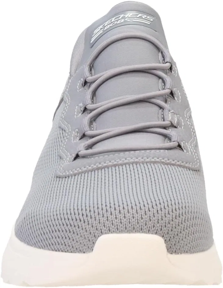 Мужские кроссовки Skechers Hands-Free Slip-In Bobs Squad Chaos Daily Hype Trainers, Gray — фото 4