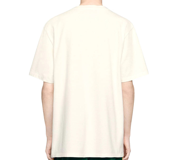 Футболка Gucci Printing Classic Short Sleeve Creamy White, кремовый — фото 4