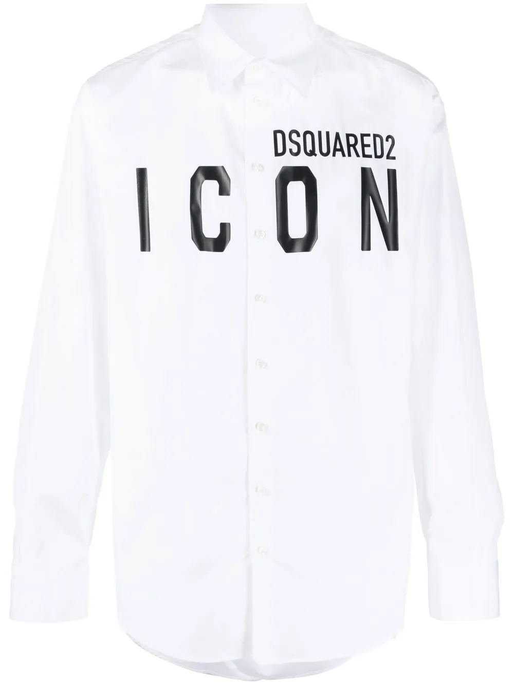 

Рубашка с логотипом Dsquared1, белый