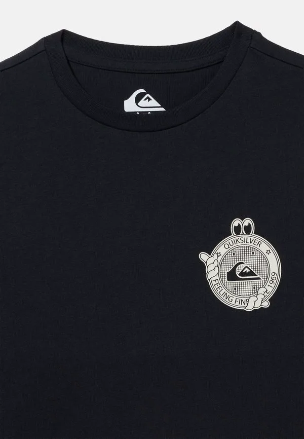 Футболка унисекс с принтом street echo Quiksilver, Anthracite — фото 4