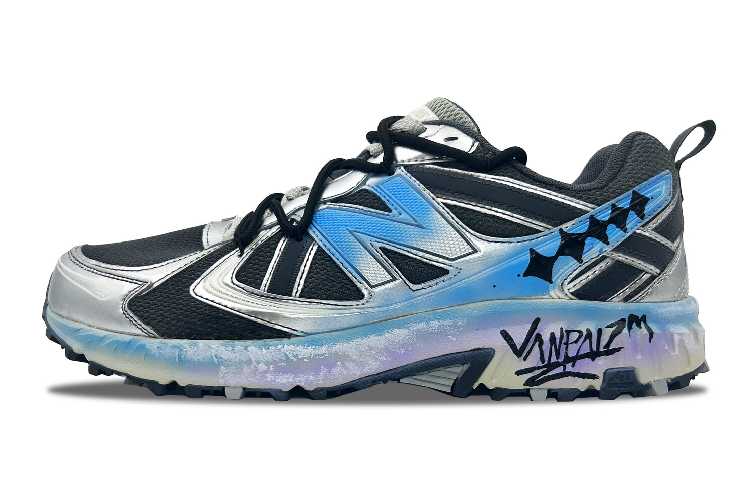 

Кроссовки NB 410 унисекс с низким верхом, синие/серебристые New Balance