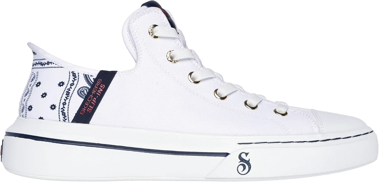 Мужские кроссовки Skechers Snoop Dogg: Snoop ONE-Double G Hands Free Slip-Ins, белый/темно-синий/красный