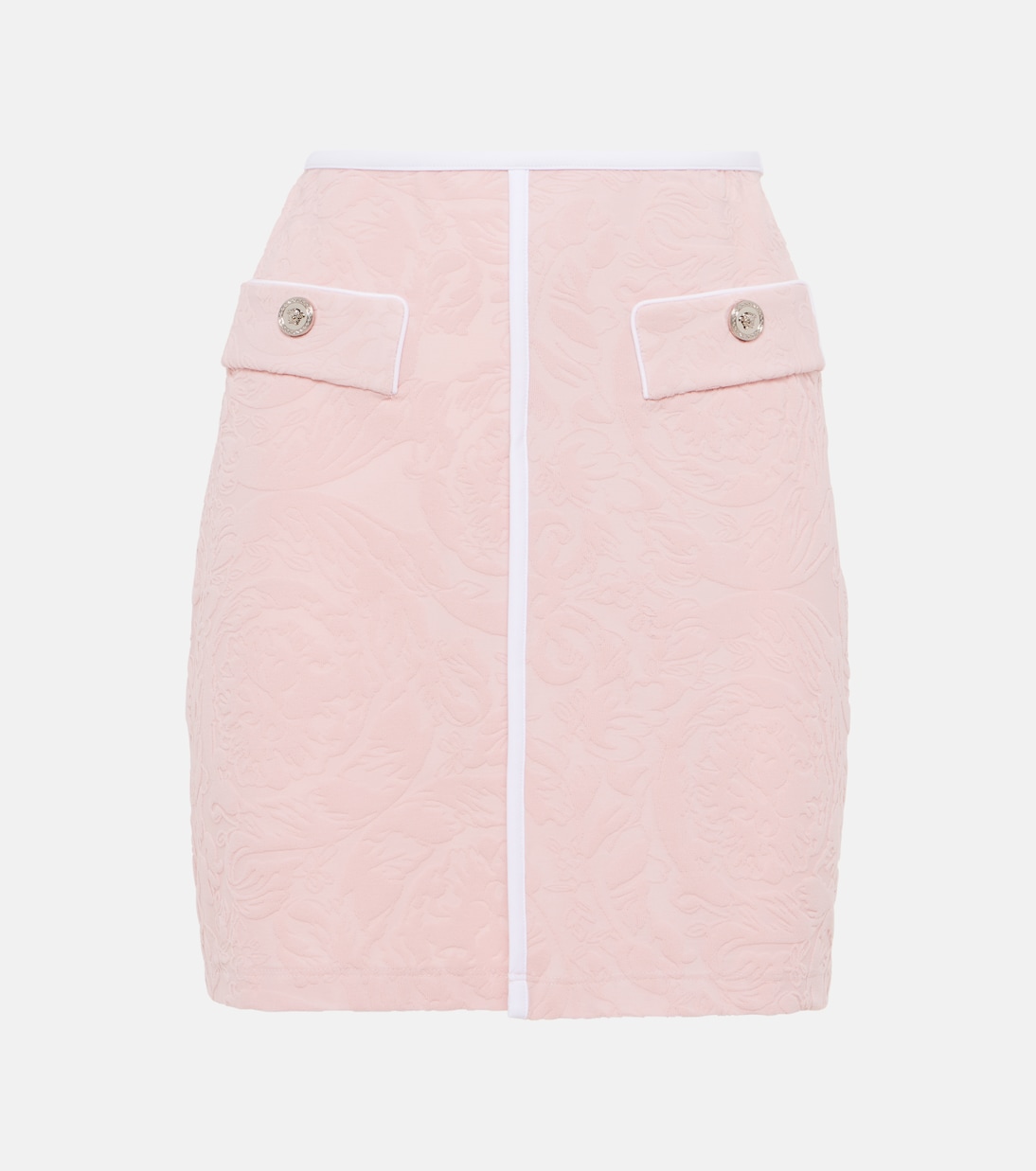 

Мини-юбка из махровой ткани Barocco Versace, Dusty Rose