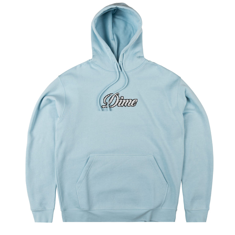 

Худи pixel cursive hoodie Dime, серый