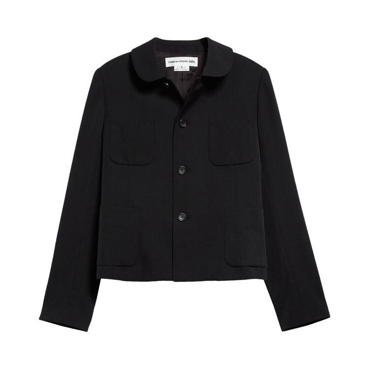 

Куртка Comme des Garçons Girl Wool Gabardine Jacket Black, черный