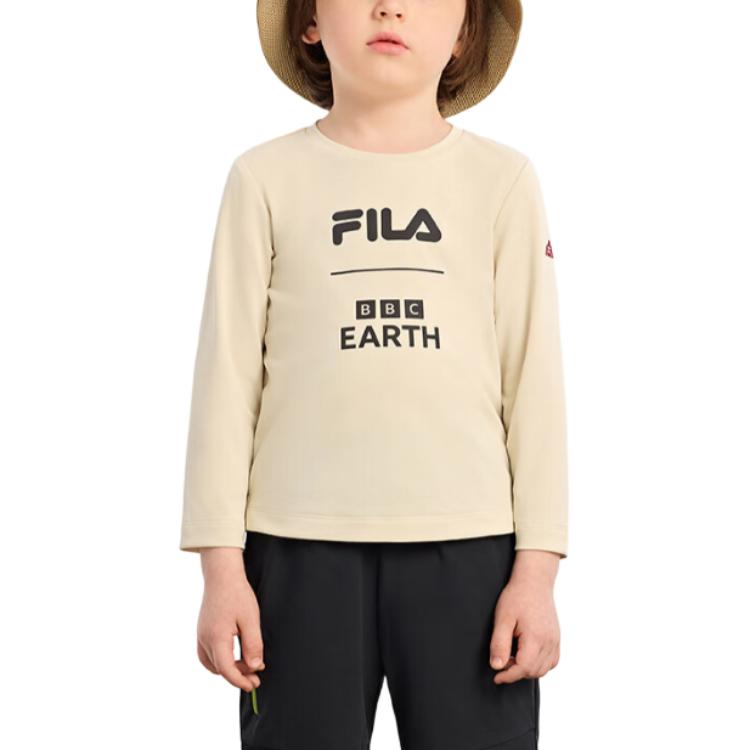 Футболка milk gray для детей 3-7 лет FILA KIDS, серый — фото 3