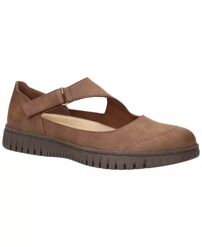 Женские балетки Joyful Mary Jane Comfort Easy Street, коричневый/бежевый