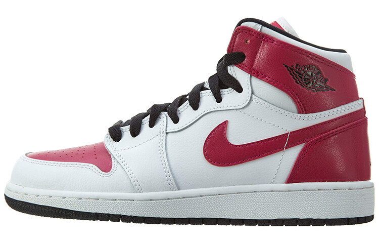 

Кроссовки Jordan 1 Retro White Sport Fuchsia GS, Серый, Кроссовки Jordan 1 Retro White Sport Fuchsia GS
