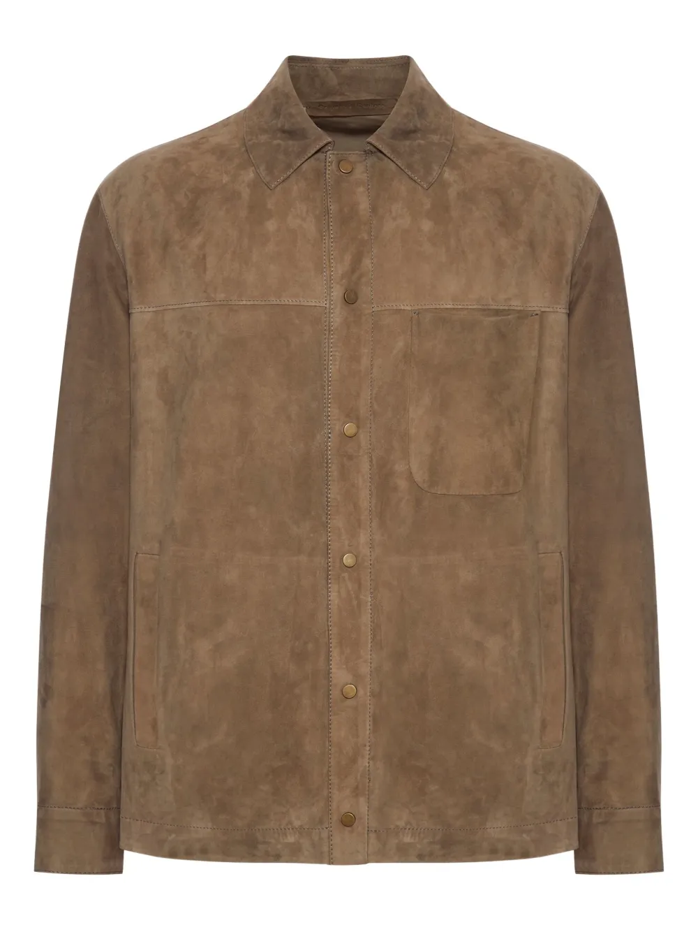 

Замшевая куртка-рубашка Salvatore Santoro, коричневый