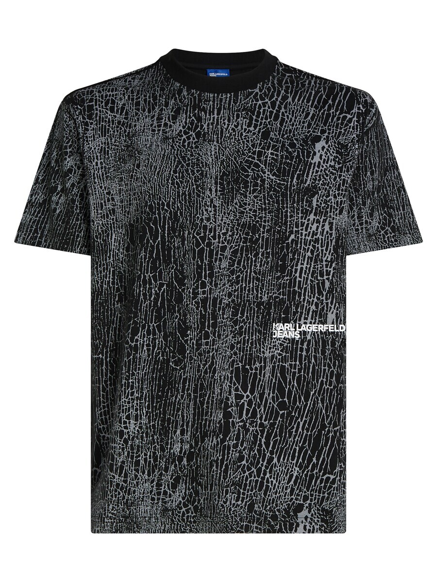 

Футболка KARL LAGERFELD JEANS Cracked, черный
