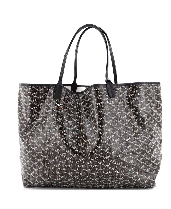 

Сумка-тоут GM Saint Louis с покрытием из холста Pre-Owned Goyard, черный