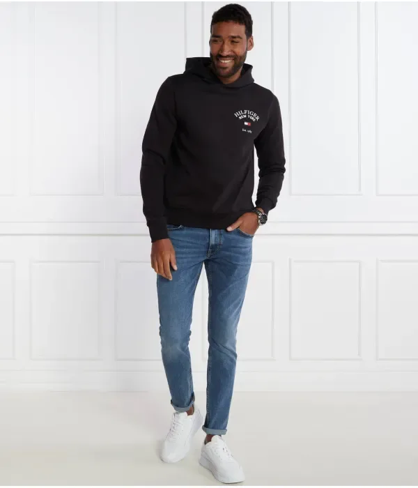 Толстовка ARCHED VARSITY regular fit Tommy Hilfiger, черный — фото 2