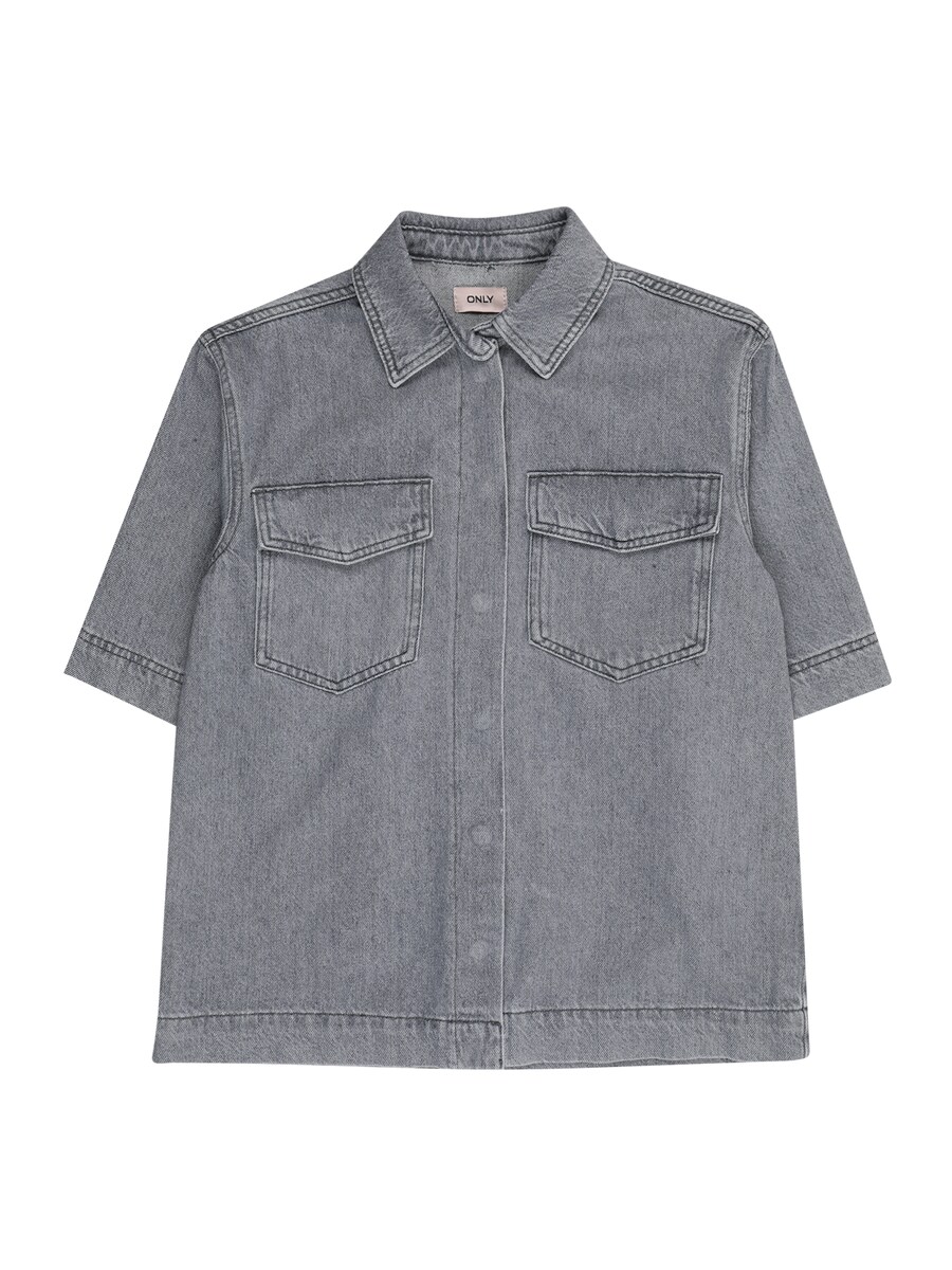 

Блуза ONLY GIRLS, серый деним