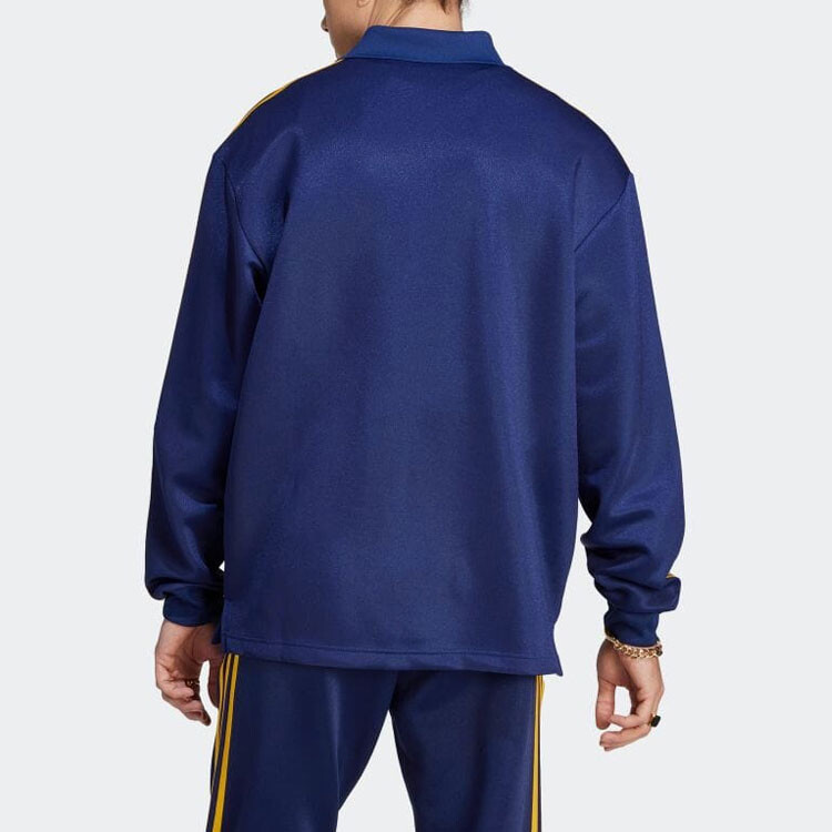 Рубашка поло ADICOLOR мужская темно-синяя Adidas Originals, темно-синий — фото 3