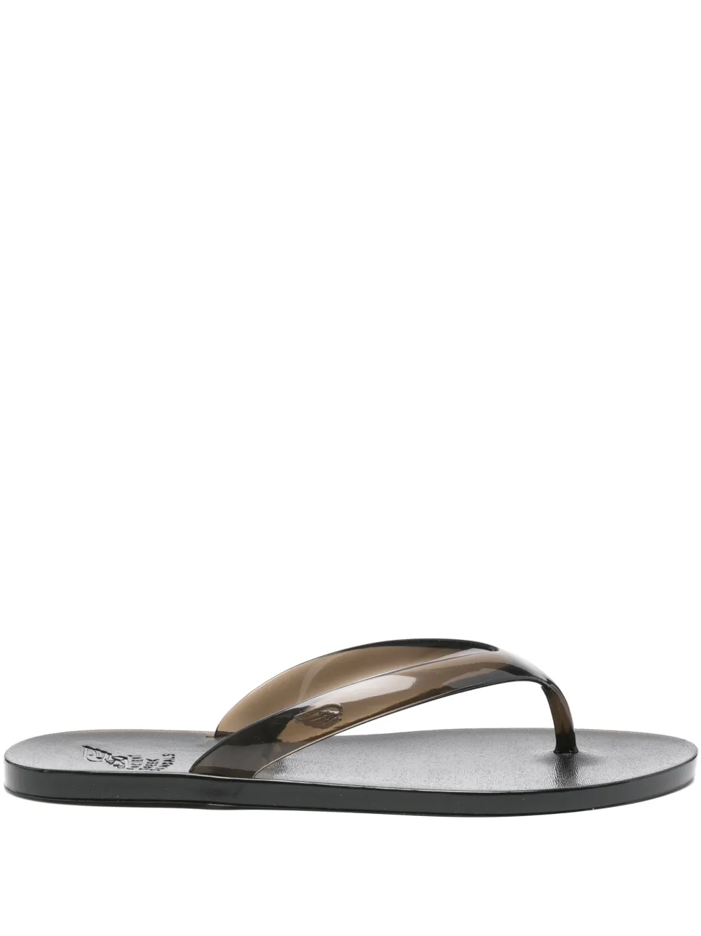 Прозрачные шлепанцы Ancient Greek Sandals, черный