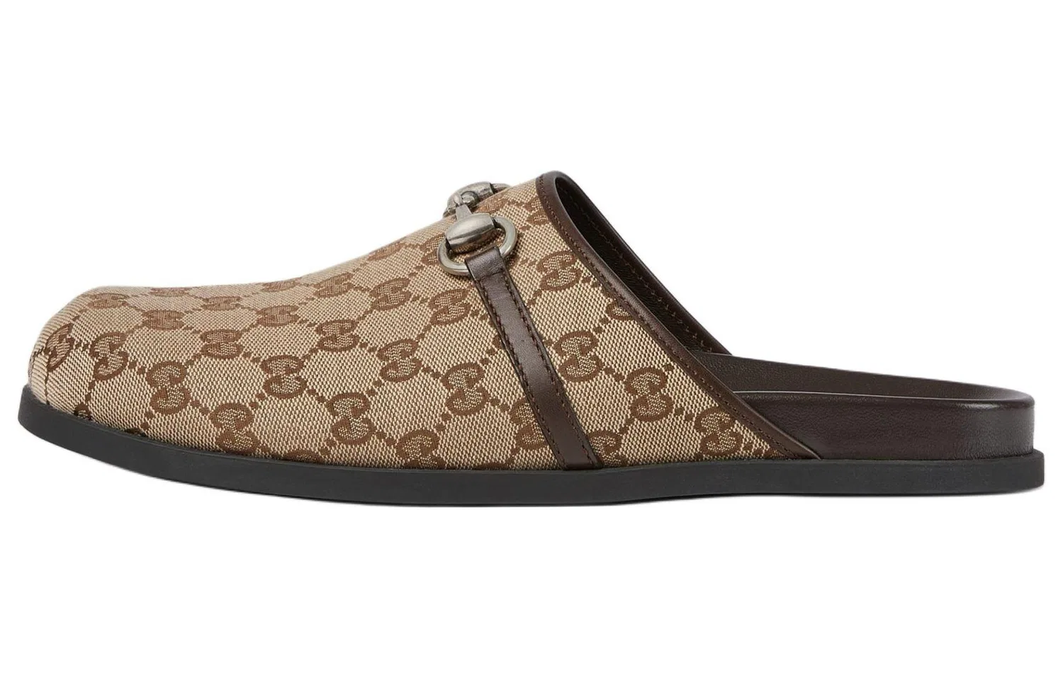 Шлепанцы с логотипом GUCCI Ebony