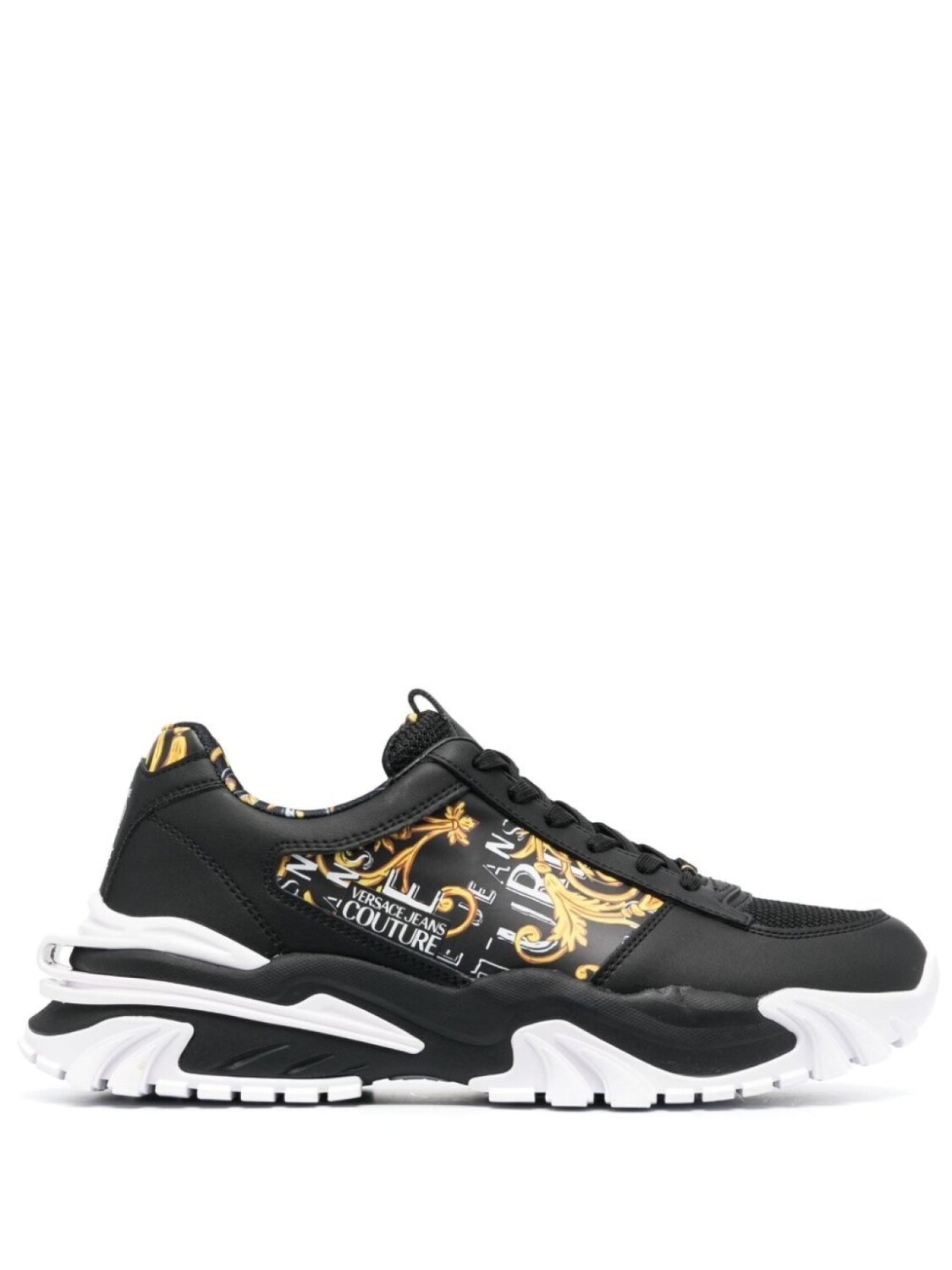 

Кроссовки Versace Jeans Couture With Logo, черный/мультиколор, Серый;черный, Кроссовки Versace Jeans Couture With Logo, черный/мультиколор
