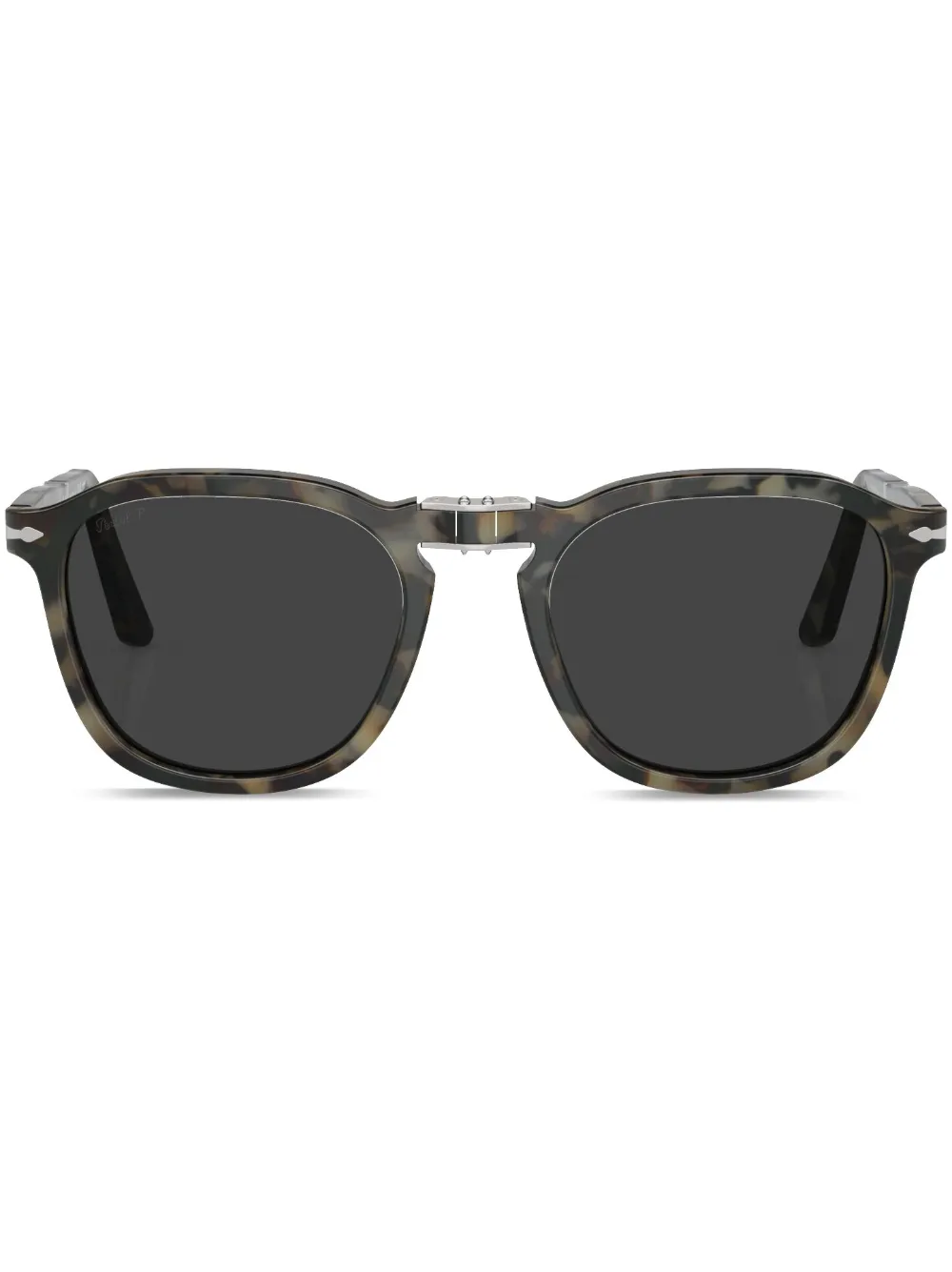 

Солнцезащитные очки в круглой оправе Persol, коричневый