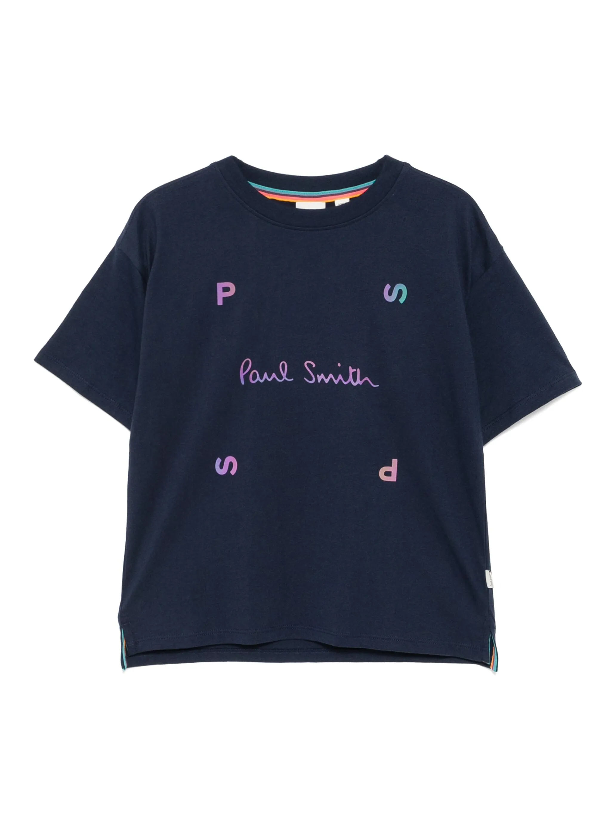 

Футболка с логотипом Paul Smith Junior, синий