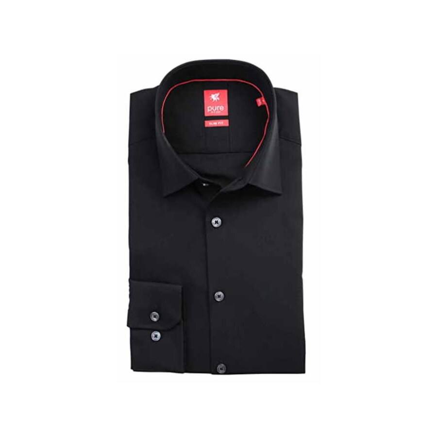 

Деловая рубашка Hatico Regular fit Business Shirt, черный