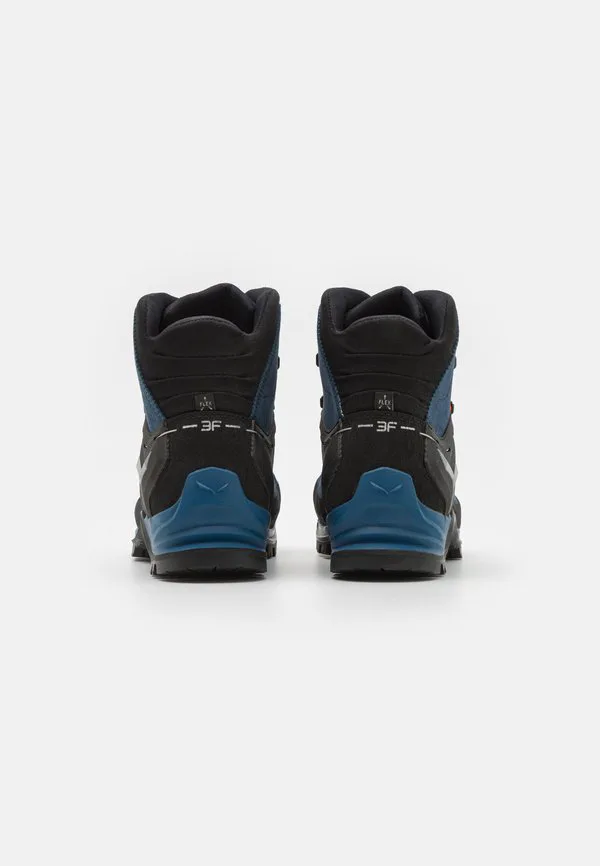 Кроссовки для походов ms mountain trainer mid gore-tex Salewa, Dark Denim/Black — фото 3