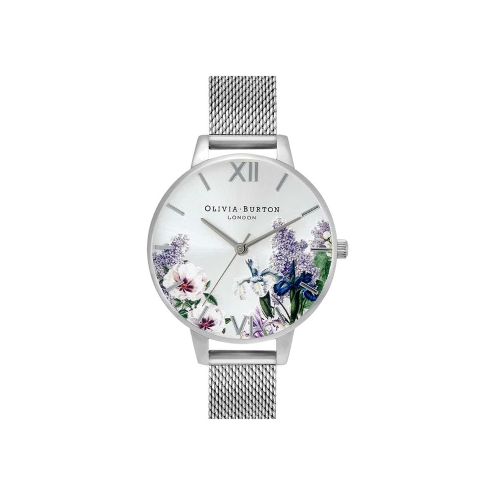 

Часы из серебристой стали Olivia Burton