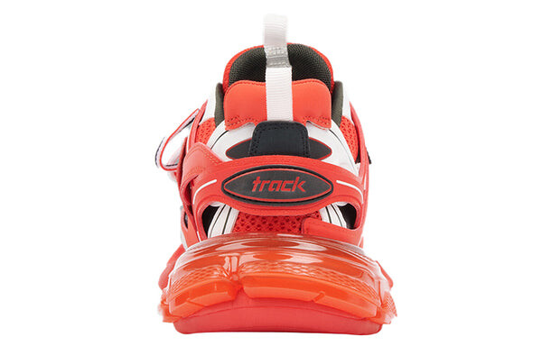 Кроссовки track clear sole low-top sneakers red Balenciaga, красный — фото 4