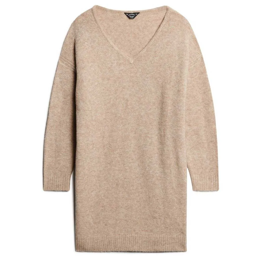 

Платье Superdry W8011762A long sleeve short, бежевый