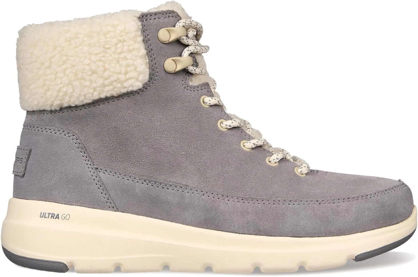 Мужские кроссовки Skechers Glacial Ultra Woodlands, Gray — фото 3